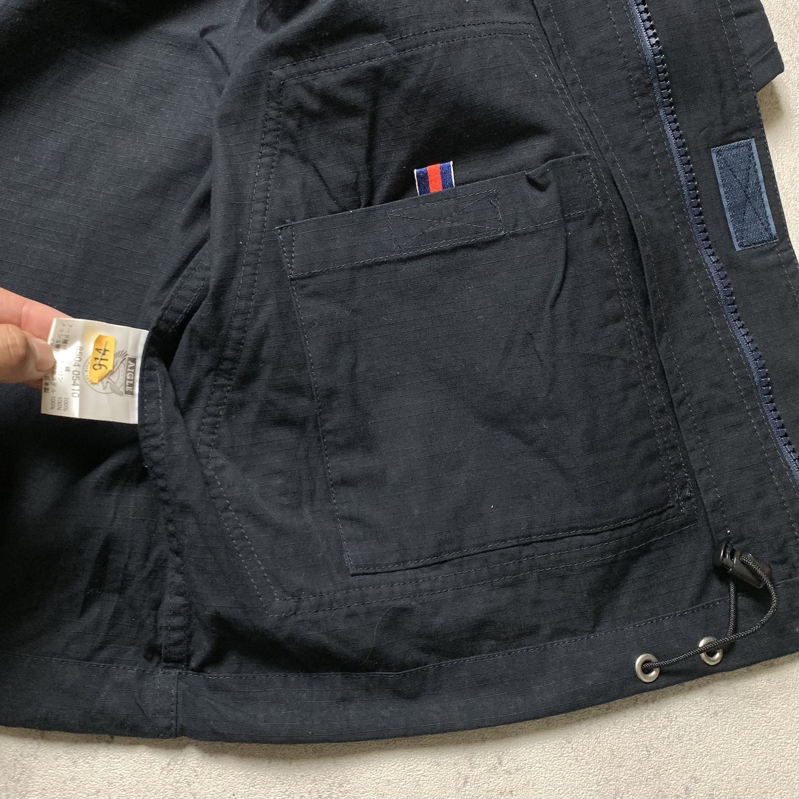 Aigle Aigle Cotton Canvas Black Jacket Size US M / EU 48-50 / 2 - 8 Thumbnail