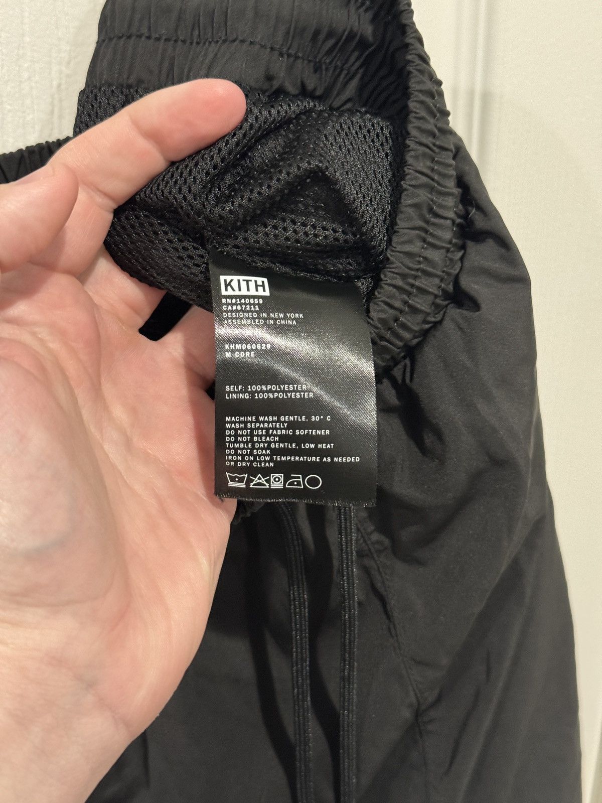 Kith Kith Black Nylon Script Active Shorts Size S (fits 28-32) Size US 30 / EU 46 - 8 Thumbnail