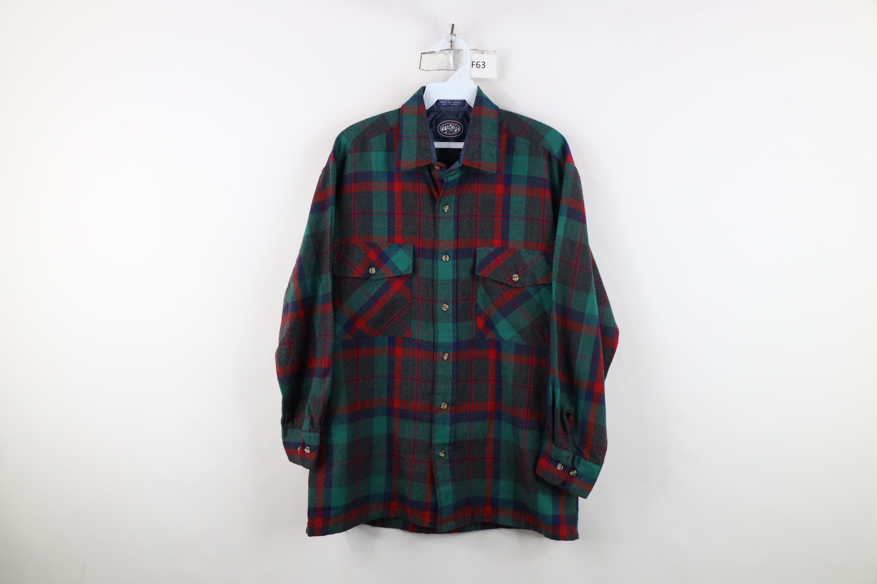 Vintage Vintage 70s 80s Streetwear Pocket Collared Button Shirt Size US M / EU 48-50 / 2 - 1 Thumbnail