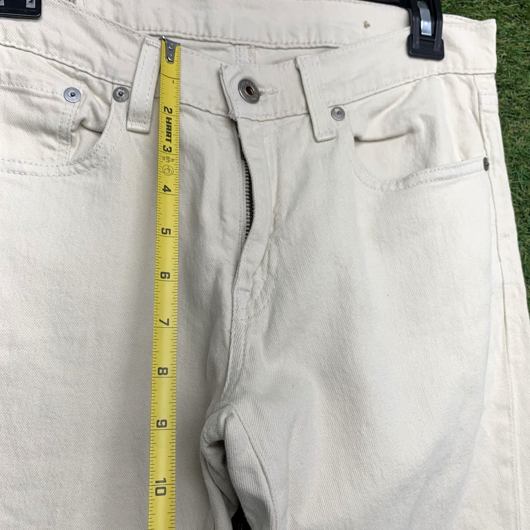 Ralph Lauren Ralph Lauren Polo Pants Jeans Skinny 28 White Cotton Denim 5-Pocket Preppy Mens Regular Mid Rise 30 Inseam Size 28" / US 6 / IT 42 - 5 Thumbnail