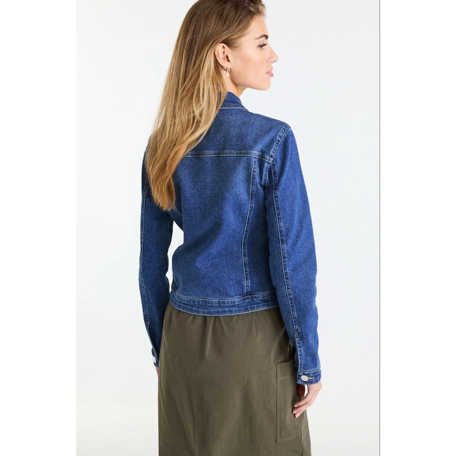 NEXT NWT Next Blue Cotton Women's M Basic Jacket Coat Vest Size M / US 6-8 / IT 42-44 - 3 Thumbnail