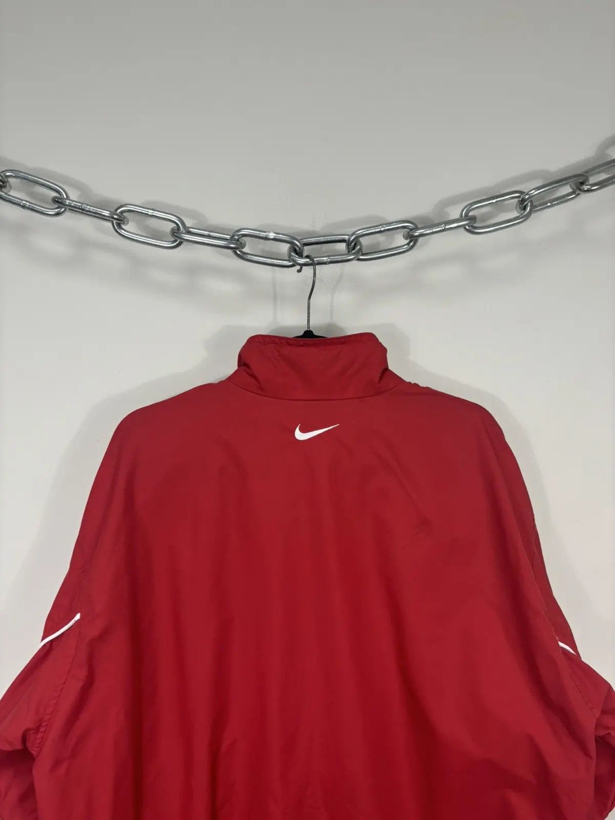 Nike × Vintage Vintage Nike Y2K Full Zip Retro Hype Nylon Track Top Jacket Size US L / EU 52-54 / 3 - 16 Thumbnail