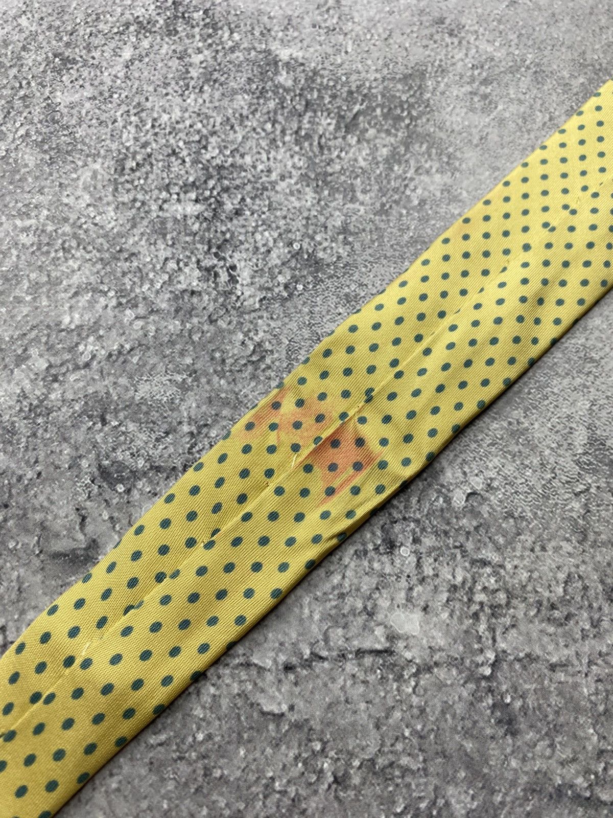 Hermes Hermes Tie Paris 100% Silk Made In France Polka Dot Necktie Size ONE SIZE - 20 Thumbnail