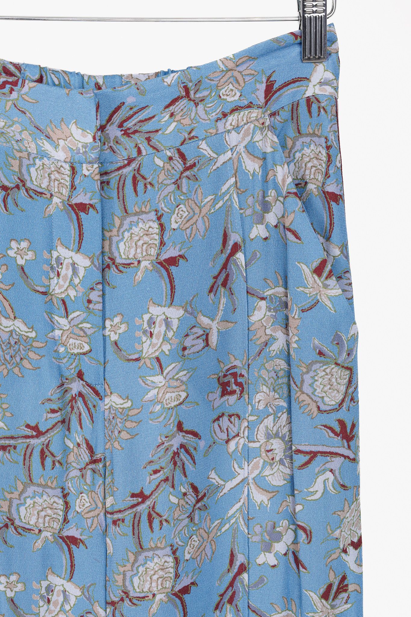 Veronica Beard Veronica Beard Pomeline Floral-Print Crepe de Chine Pants Size 25" / US 0 / IT 36 - 4 Thumbnail