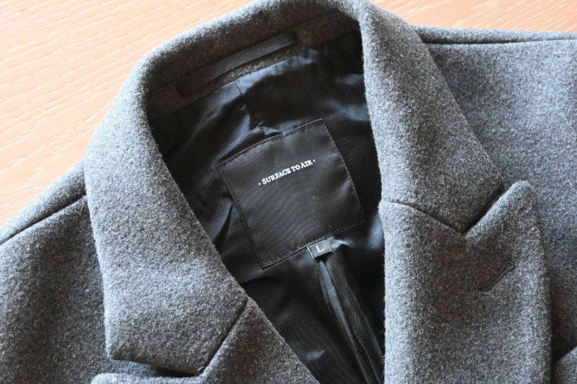 Surface To Air Thick Wool Double Breasted Guards Coat - Size L Size US L / EU 52-54 / 3 - 2 Thumbnail