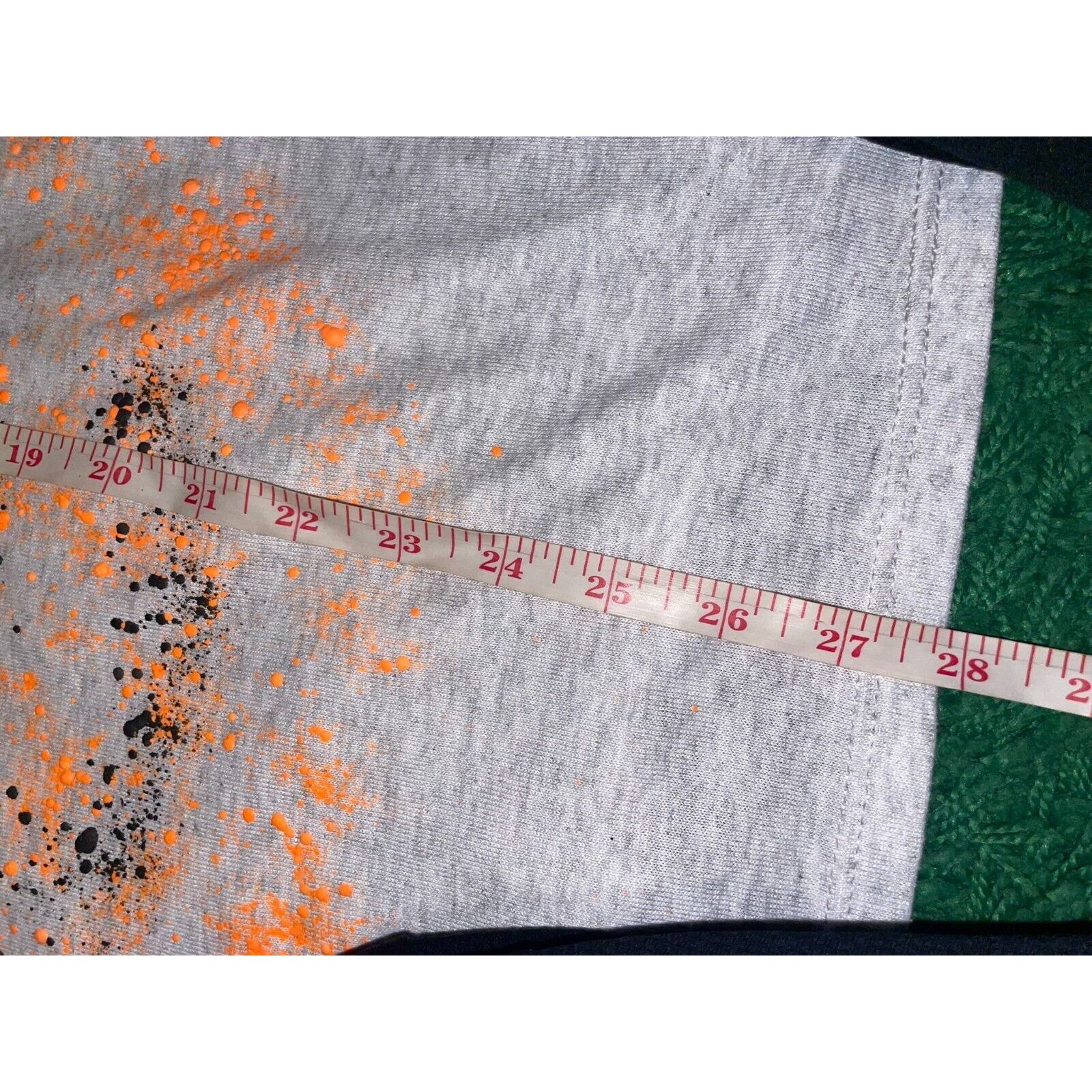 Jerzees Vintage Test Print Halloween Shirt Pumpkin Jack-o-lantern M Size US M / EU 48-50 / 2 - 11 Thumbnail