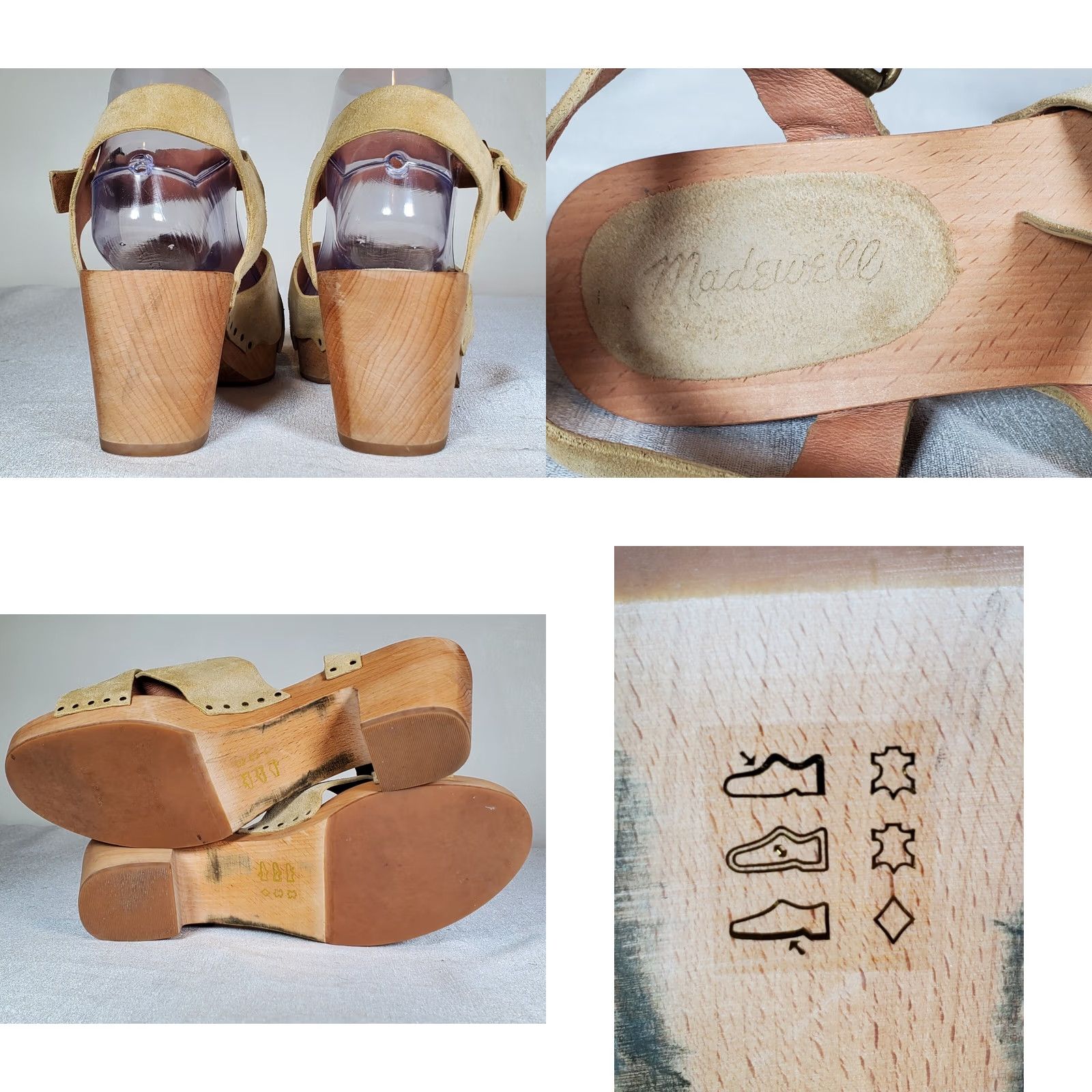 Madewell Madewell The Johanna Crisscross Clog Sandals Biege Suede Women's US 9.5 Size US 10 / IT 40 - 8 Thumbnail