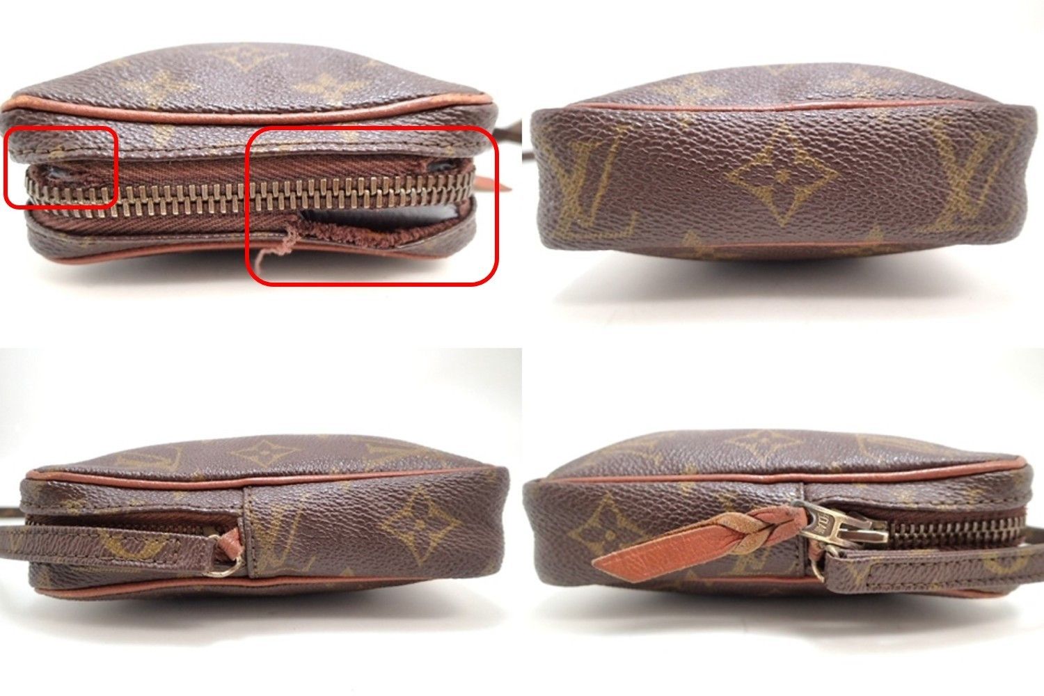 Louis Vuitton LV Mini Danube Crossbody Bag Monogram Canvas M45268 Size ONE SIZE - 5 Thumbnail