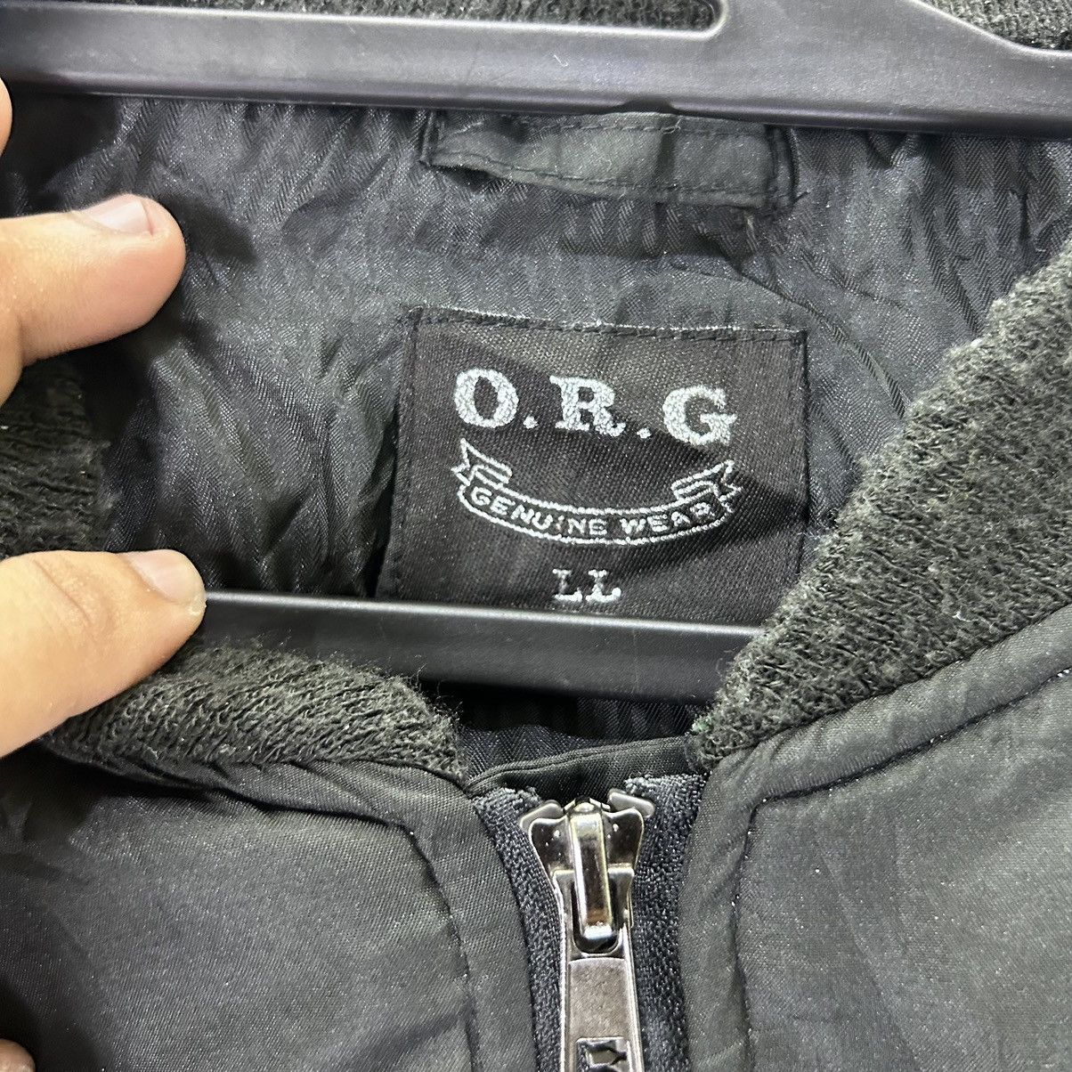 Vintage Vintage O.R.G Japanese Bomber Jacket Size US L / EU 52-54 / 3 - 7 Thumbnail