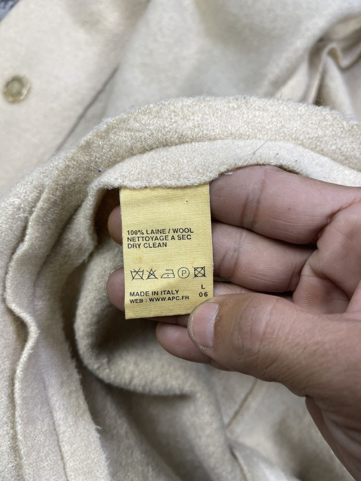 A.P.C. A.P.C High Neck Magnet Snap Wool Long Coat Size L / US 10 / IT 46 - 13 Thumbnail