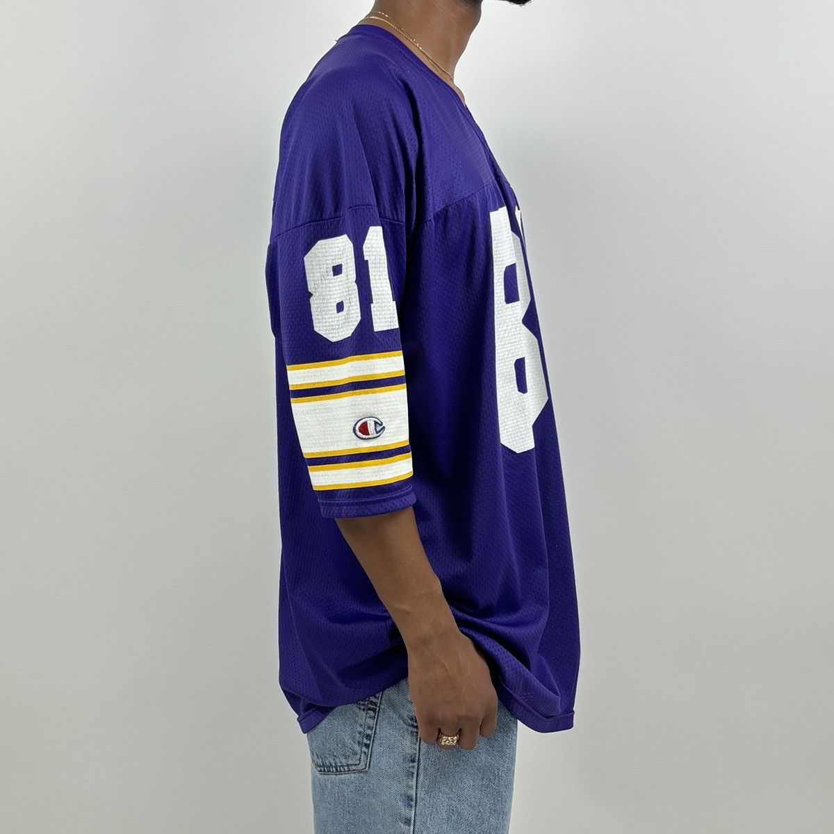 Champion × NFL × Vintage vintage 90s CHAMPION NFL MINNESOTA VIKINGS jersey Size US L / EU 52-54 / 3 - 4 Thumbnail