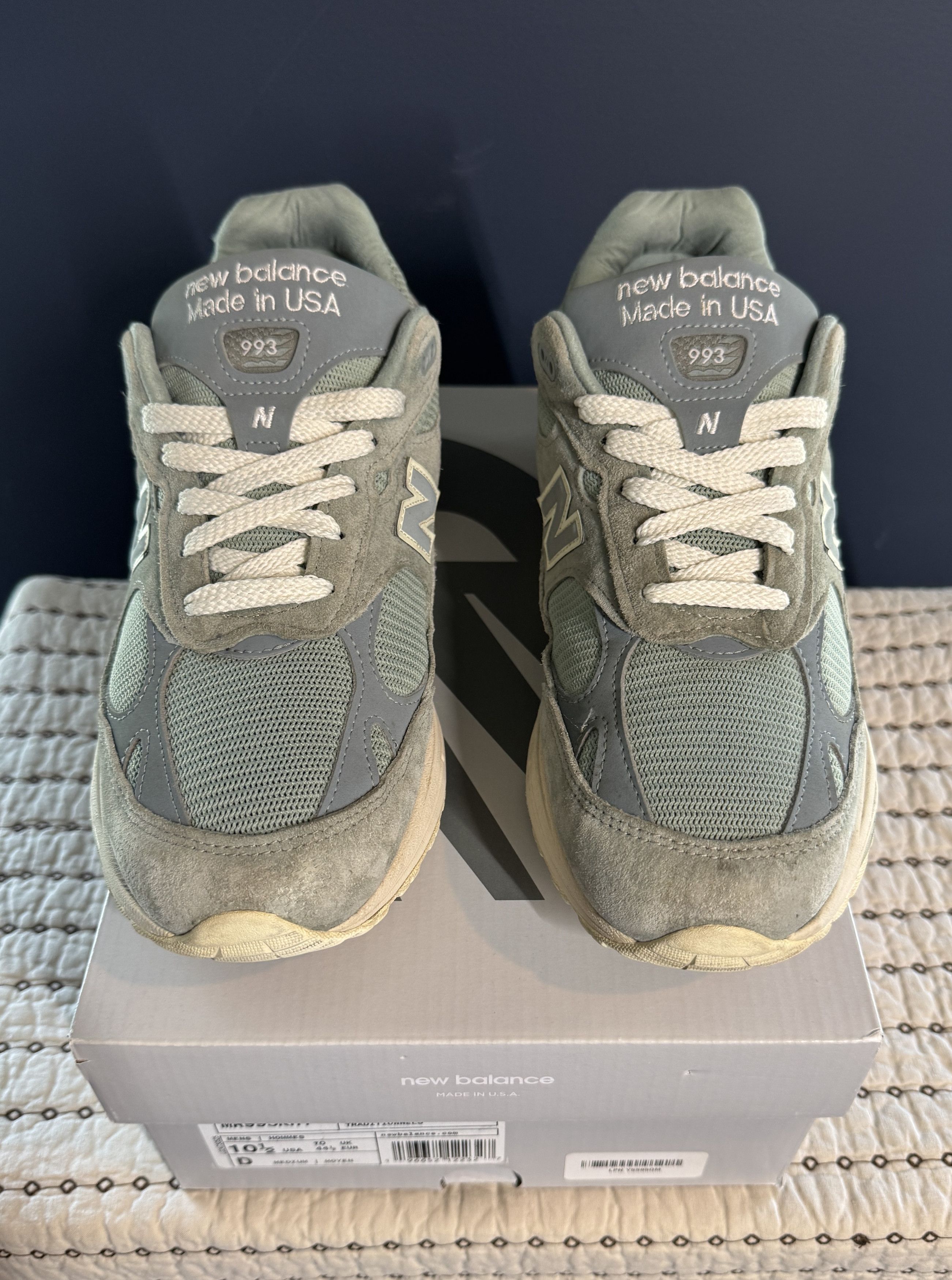 Kith × New Balance 2022 KITH X NEW BALANCE 993 PISTACHIO MADE IN USA SIZE 10.5 Size US 10.5 / EU 43-44 - 7 Thumbnail