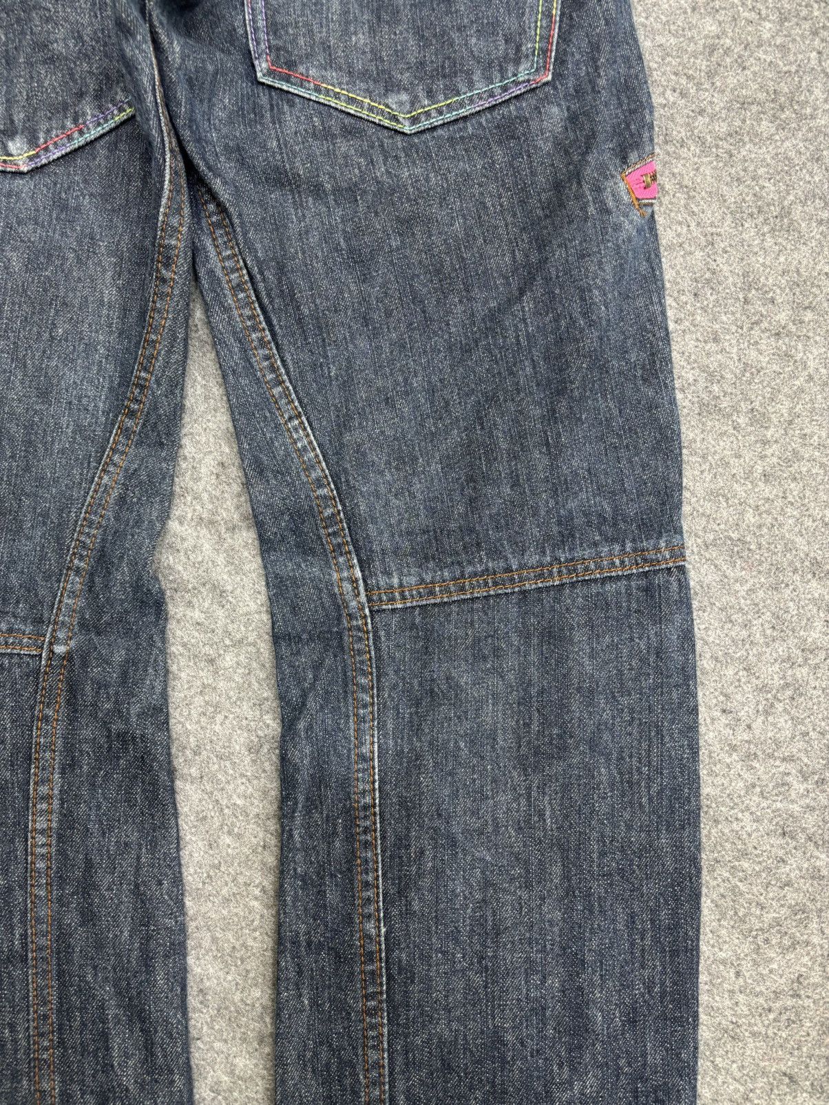 Japanese Brand 💥Double Waist💥Dominate Cool Design Zipper Denim F590 Size US 30 / EU 46 - 15 Thumbnail