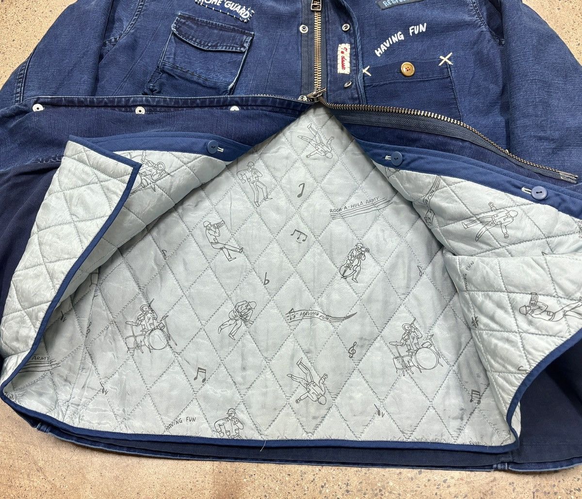 Porter Classic Porter Classic M65 Jacket Boro/Indigo Size US S / EU 44-46 / 1 - 4 Thumbnail