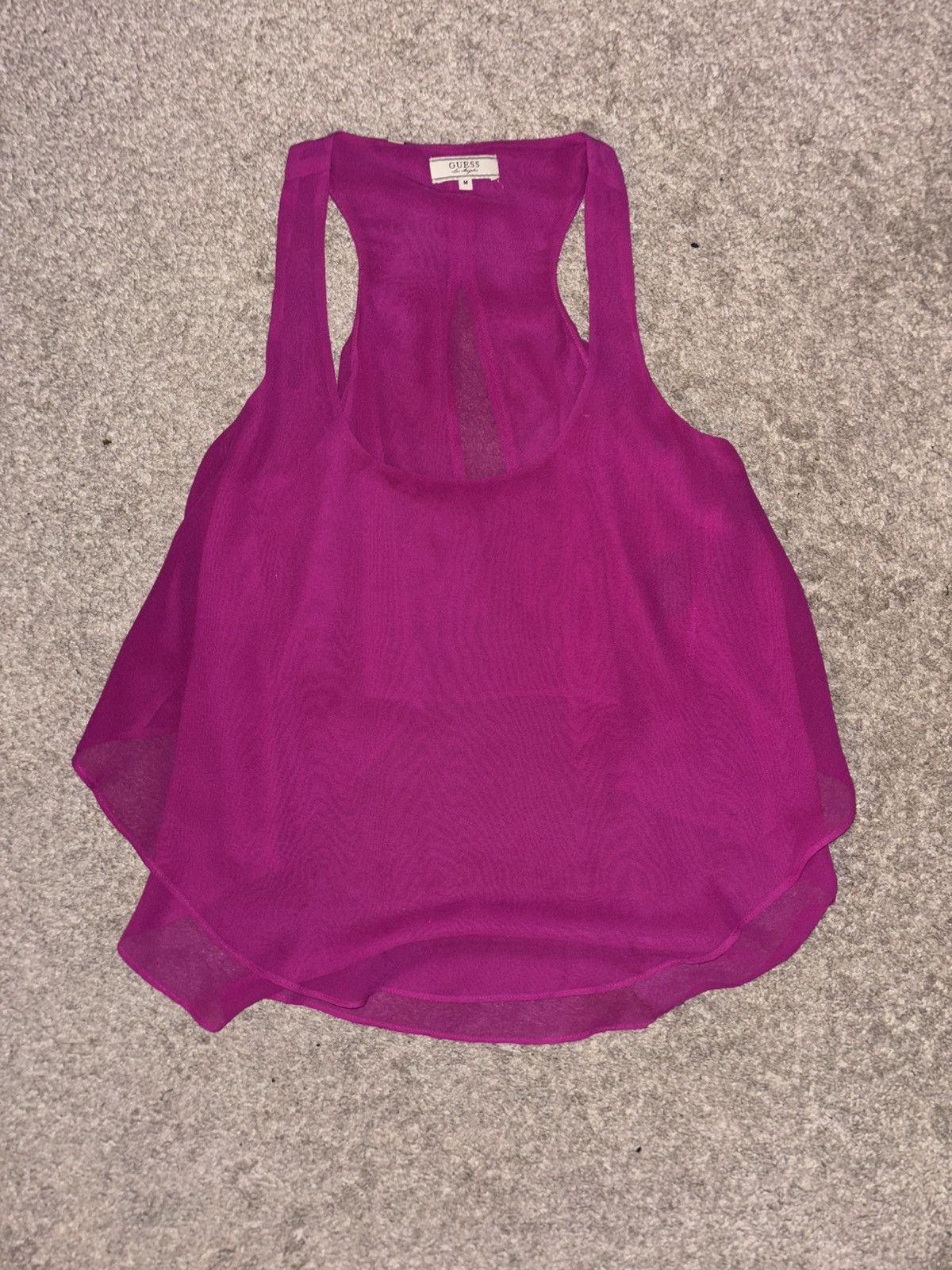 Guess Guess Magenta Upscale Tank Size M / US 6-8 / IT 42-44 - 1 Thumbnail