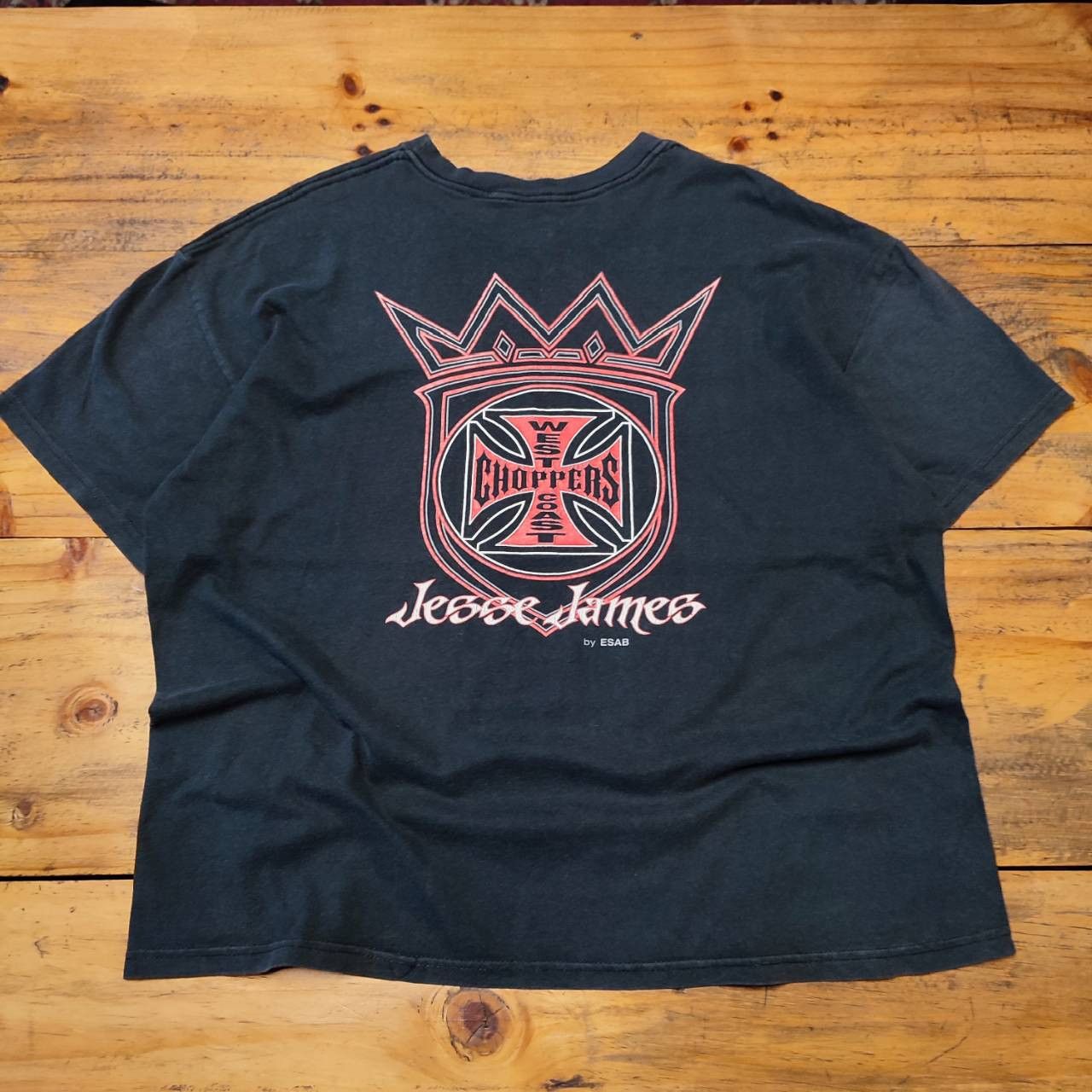 Vintage × West Coast Choppers West Coast Choppers Jesse James T Shirt Size US XL / EU 56 / 4 - 2 Thumbnail