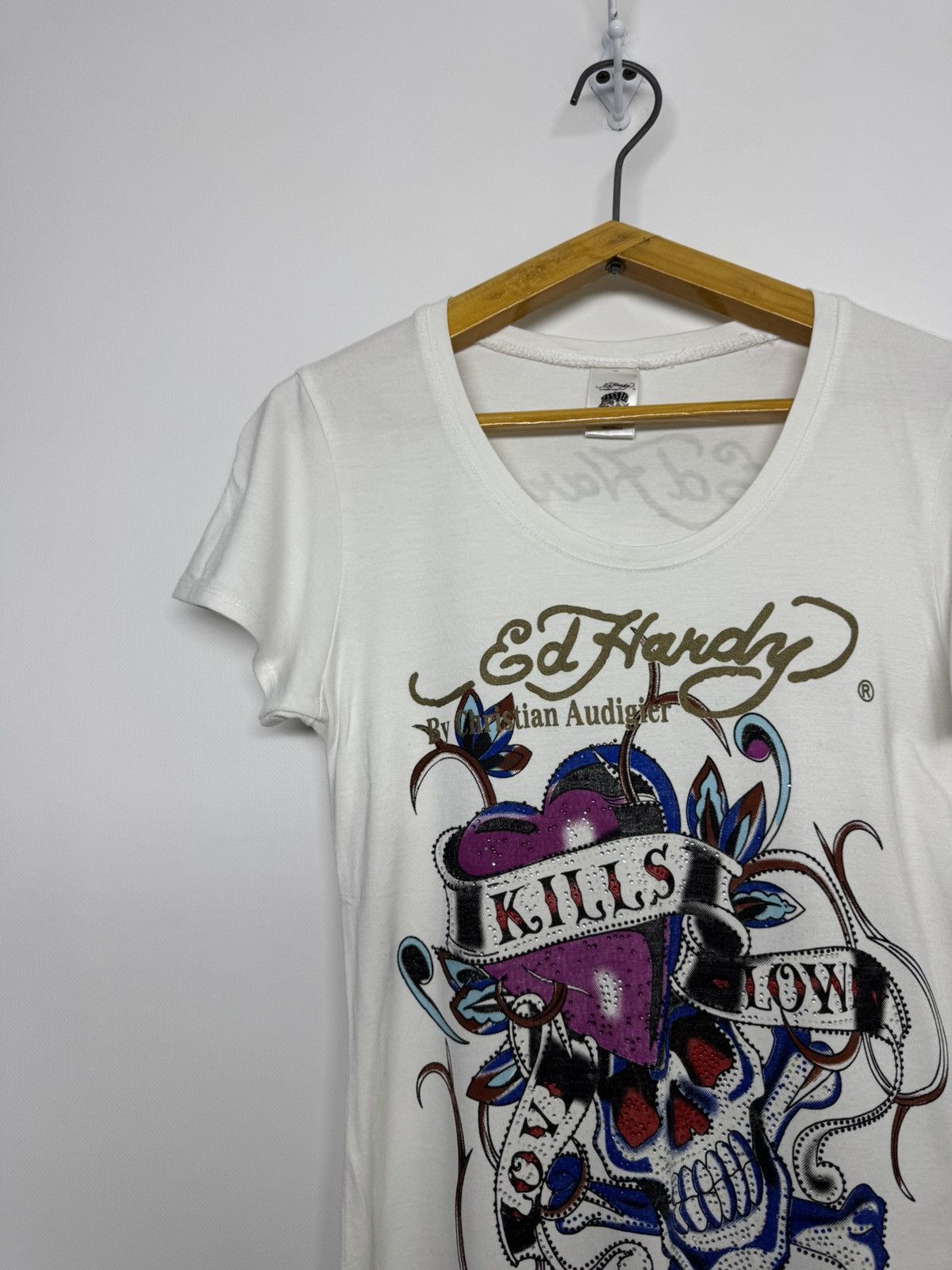 Ed Hardy Vintage Ed Hardy Rare Christian Audigier T-Shirt Size M / US 6-8 / IT 42-44 - 8 Thumbnail