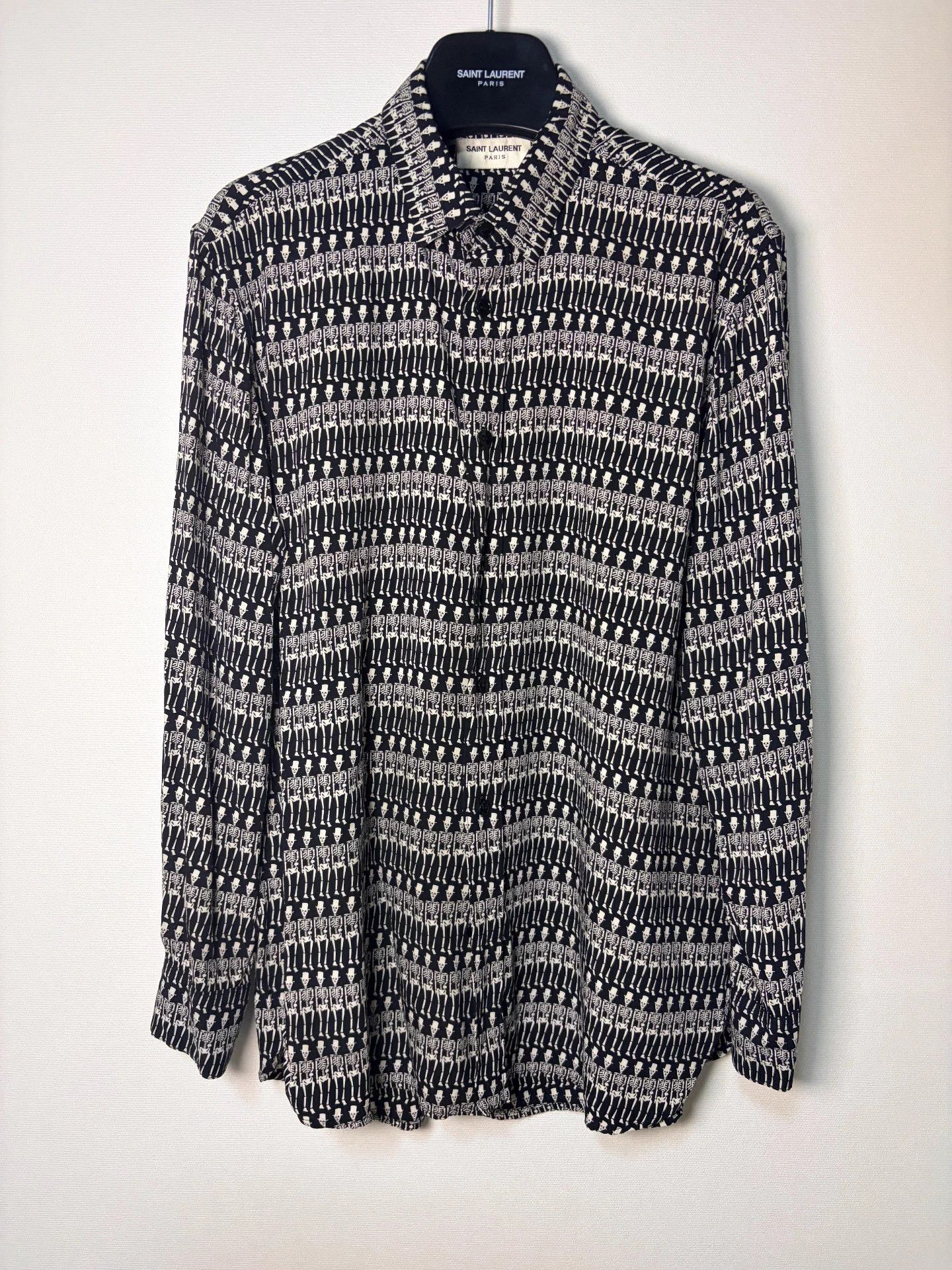 Saint Laurent Paris Saint Laurent Paris Skull Shirt | Grailed