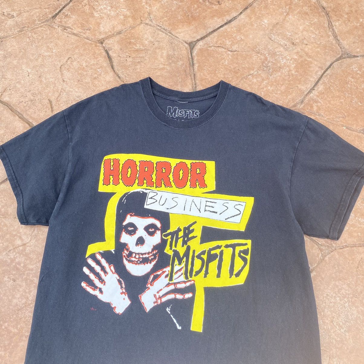 Misfits Vintage Faded The Misfits Horror Punk Band ERD GRUNGE TEE Size US XL / EU 56 / 4 - 2 Thumbnail