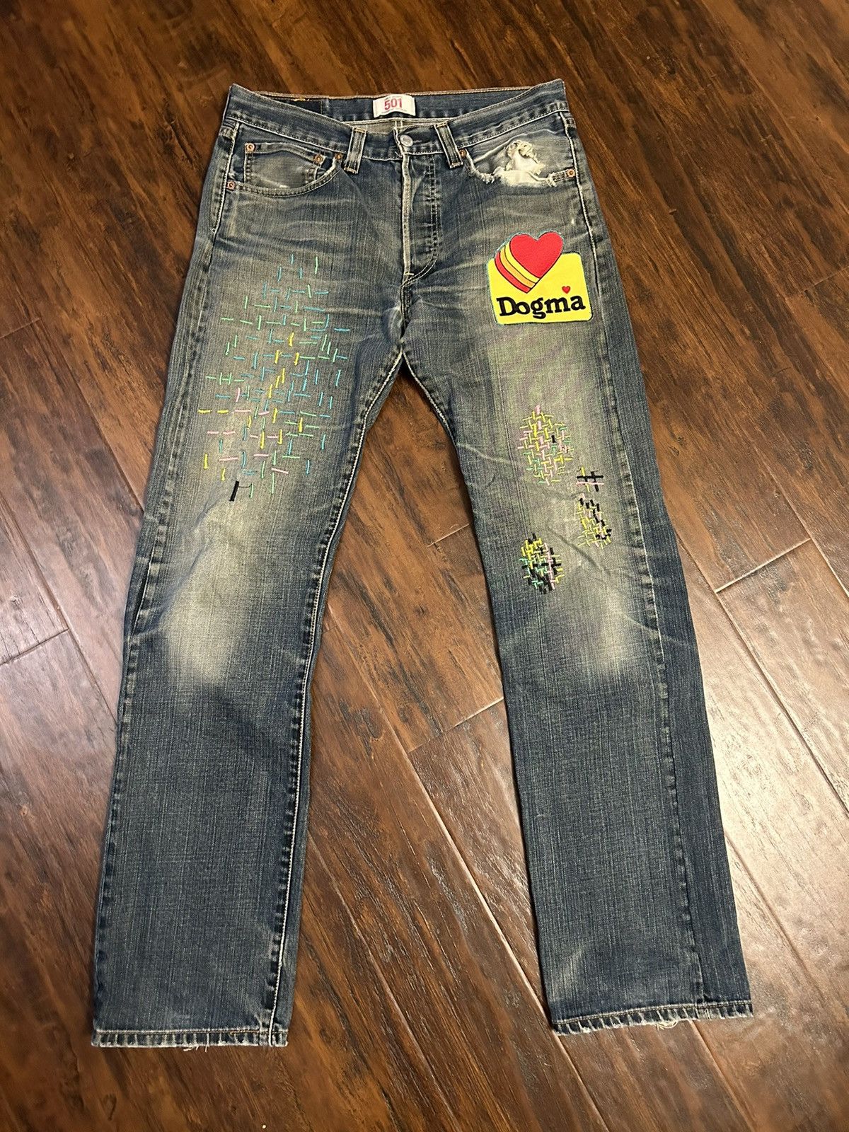Kentucky Boy Tyler Kentucky Boy Tyler Boro Stitch Denim Size US 31 - 1 Thumbnail