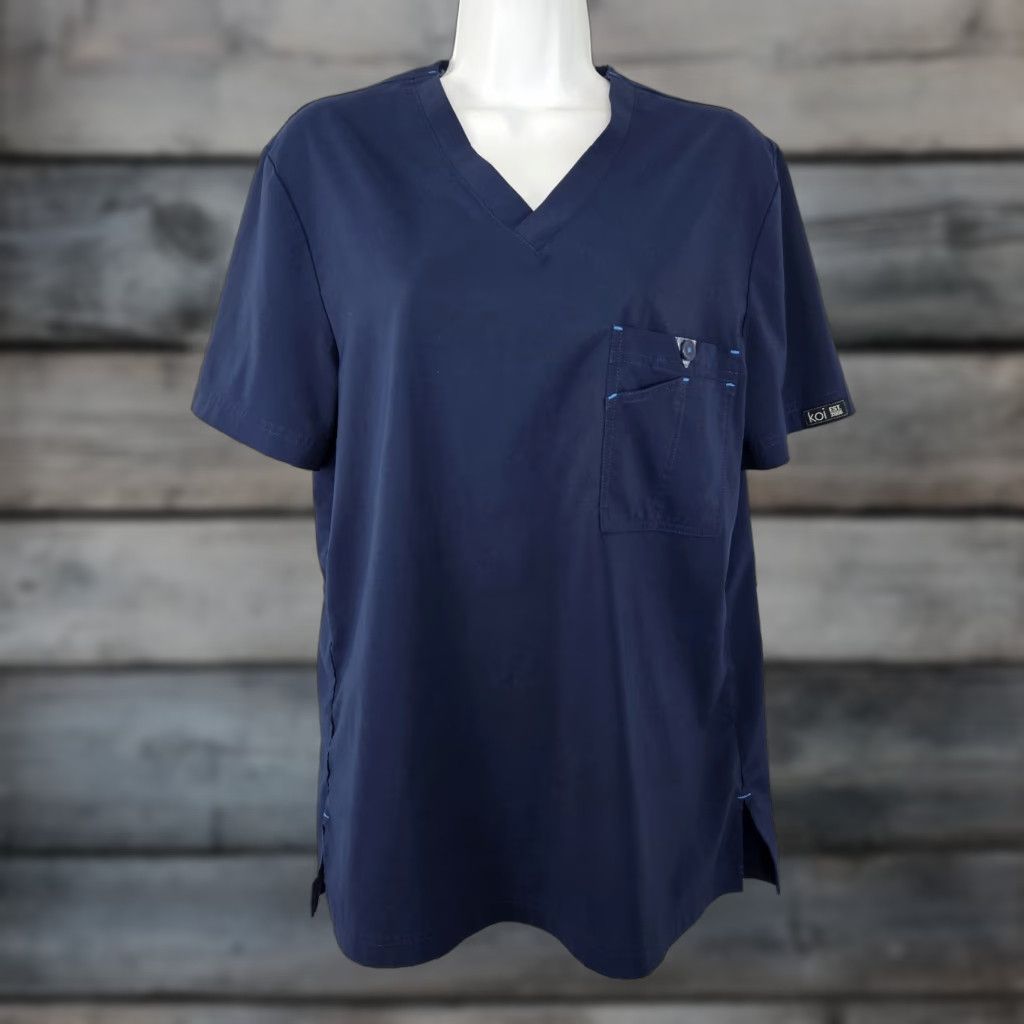 Koio **Koi Basics Women's Solid Blue Short Sleeve Scrub Top Size Small** User: Koi Basics Women's Solid Blue Short Sleeve Scrub Top Size Small Size S / US 4 / IT 40 - 1 Thumbnail
