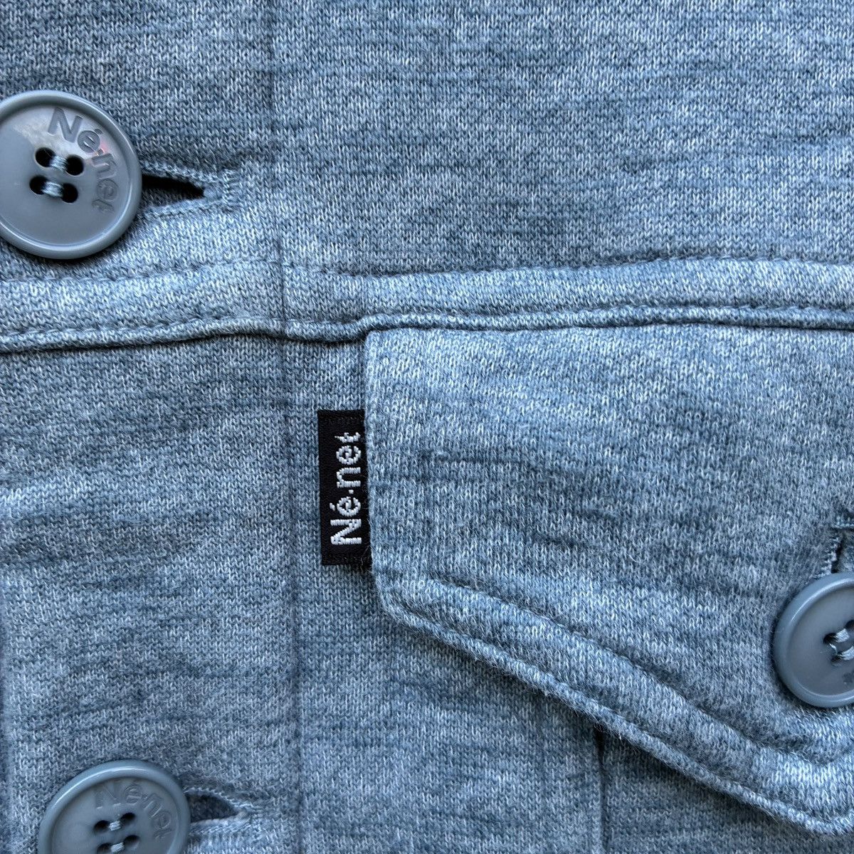 Ne-Net Ne-net By Issey Japan Designer Dress Grey Pleated Pockets Size XS / US 0-2 / IT 36-38 - 6 Thumbnail