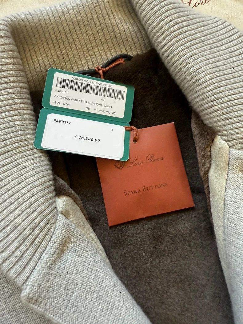 Loro Piana Loro Piana Babycashmere Pilot Jacket- Size US XL / EU 56 / 4 - 3 Thumbnail