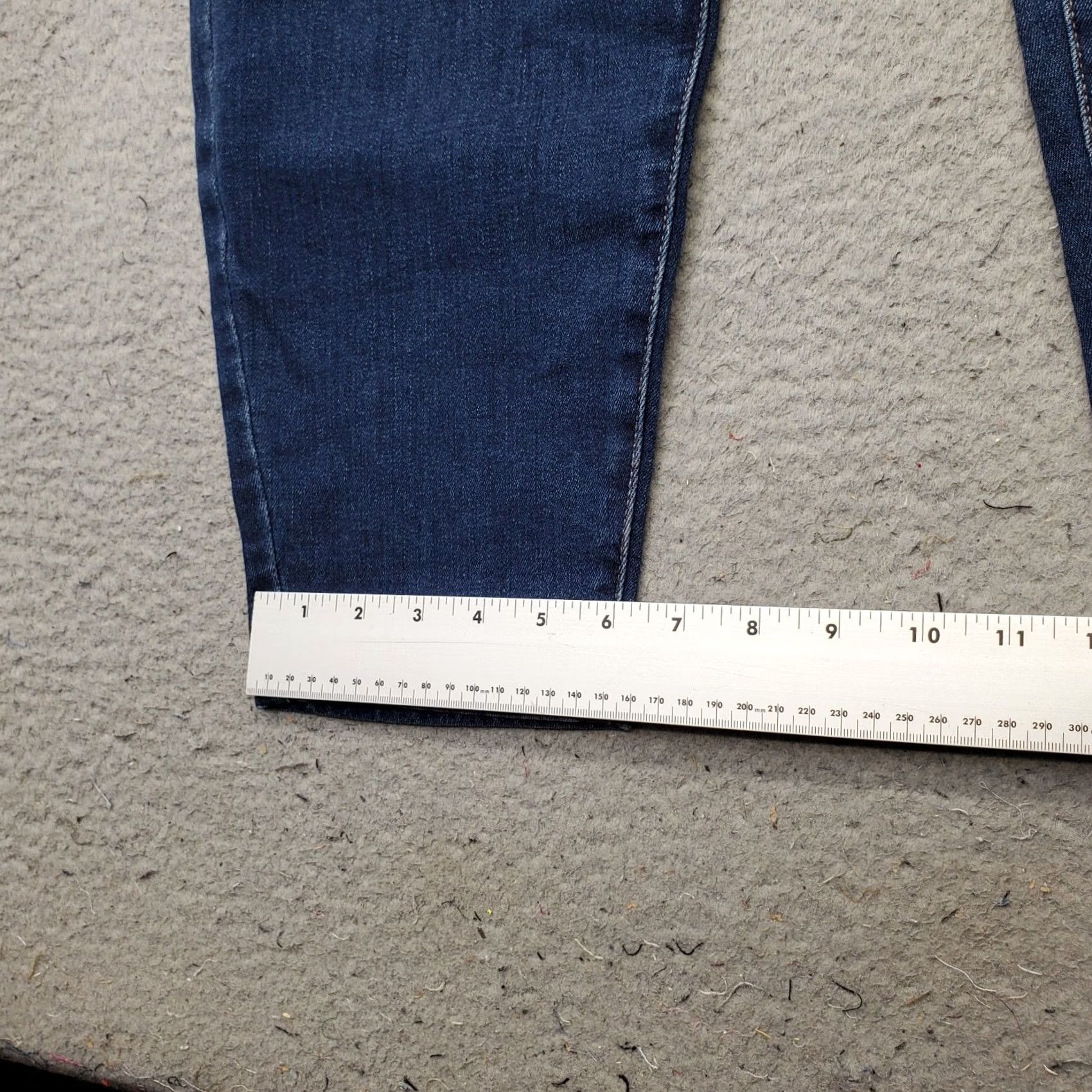 Vintage Lane Bryant Signature Fit Jeans Womens 20 Blue Mid Rise Skinny Leg Jeans Size 42" / US 20 - 5 Thumbnail