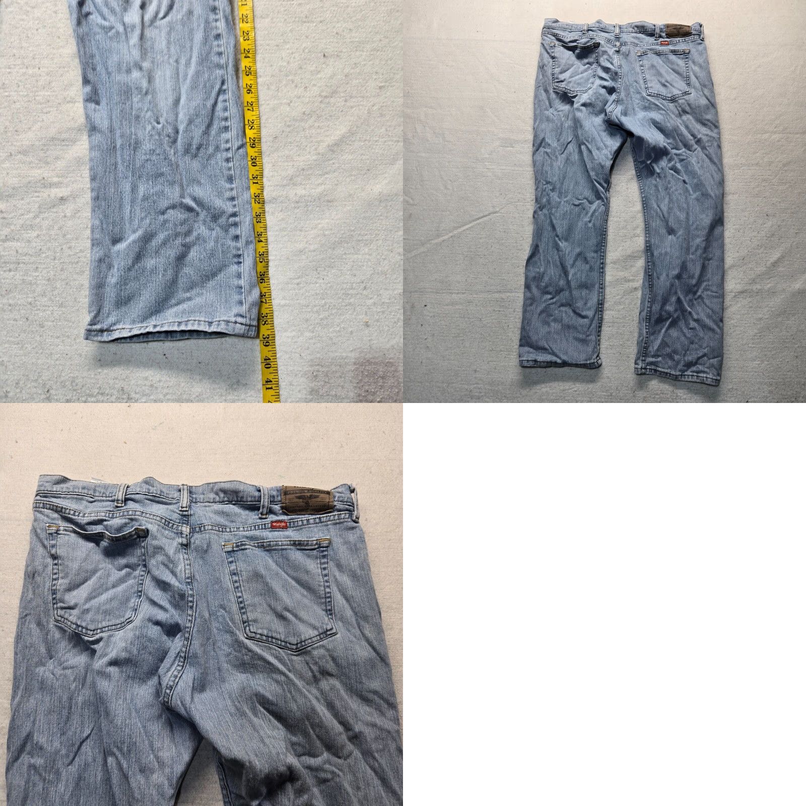 Wrangler VINTAGE Wrangler Men's Jeans Pants Straight Leg Size 38 x 29 Blue Denim 90s Casual Size US 38 / EU 54 - 8 Thumbnail