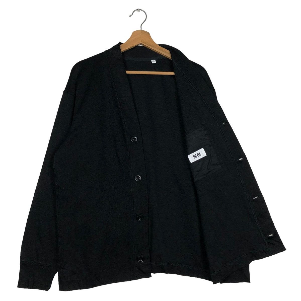 Japanese Brand 🔥VINTAGE CARDIGAN JACKET BLACK UNIQLO UNDERCOVER Size US M / EU 48-50 / 2 - 11 Thumbnail