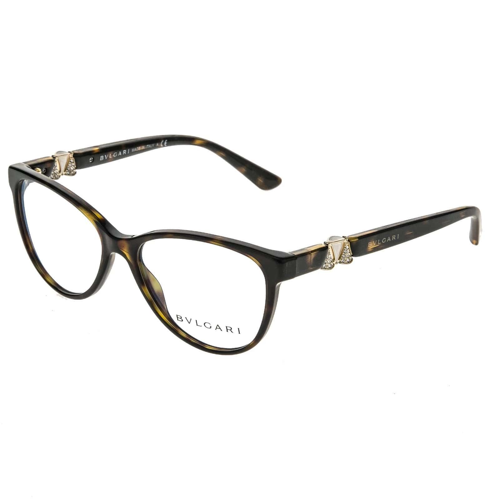 Bvlgari BVLGARI BV4119B Diva 4119 Brown Gold Crystal Eyeglasses Size ONE SIZE - 9 Thumbnail