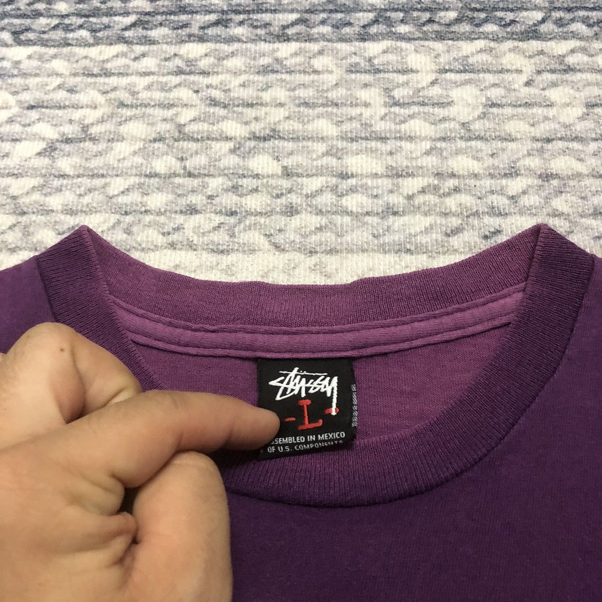 Stussy 🔥Rare Sunfaded Vintage Stussy ‘Rat Patrol’ Multilogo Tees Size US XL / EU 56 / 4 - 15 Thumbnail