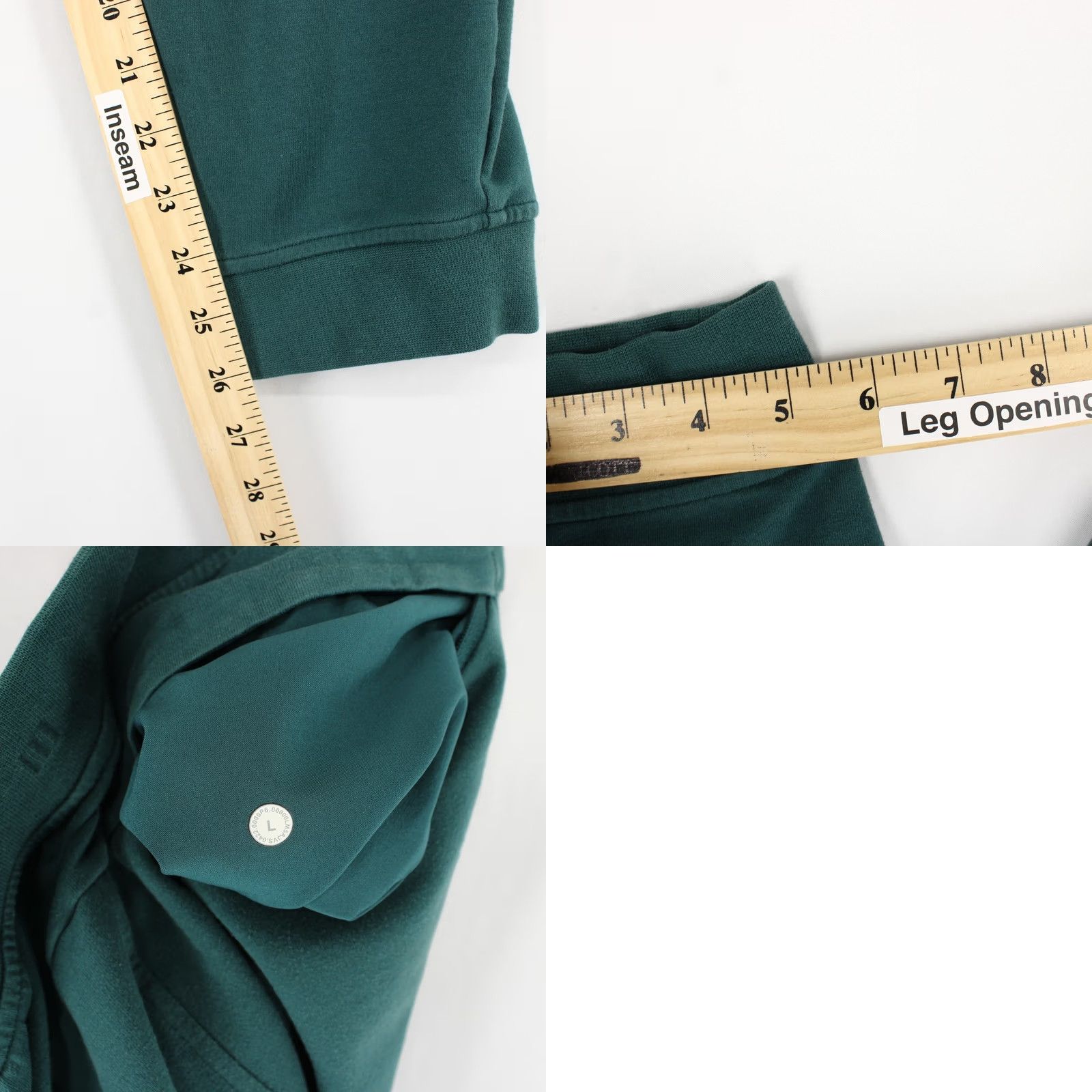 Lululemon Lululemon City Sweat Jogger Mens L Green French Terry Tapered Size US 33 - 8 Thumbnail