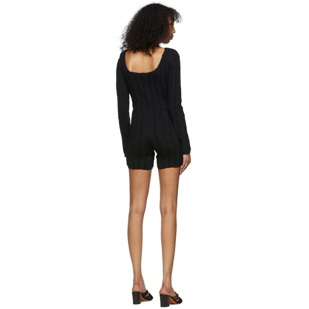 Helenamanzano Helenamanzano Carmen Jumpsuit Size S Black SSENSE Exclusive Size S / US 4 / IT 40 - 3 Thumbnail