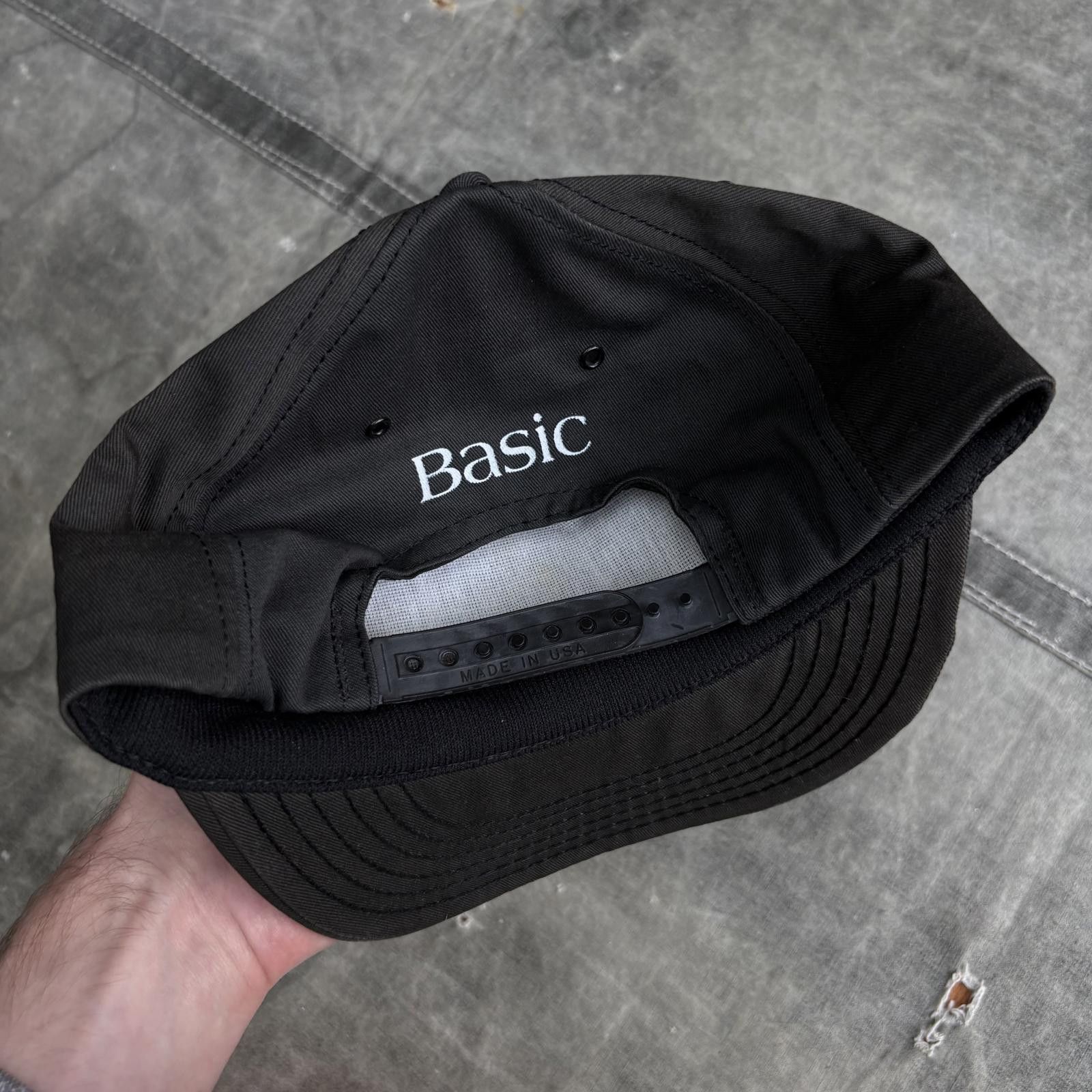 Vintage Vintage 90s Deadstock Your Basic Cap Funny Joke SnapBack Hat Size ONE SIZE - 2 Thumbnail