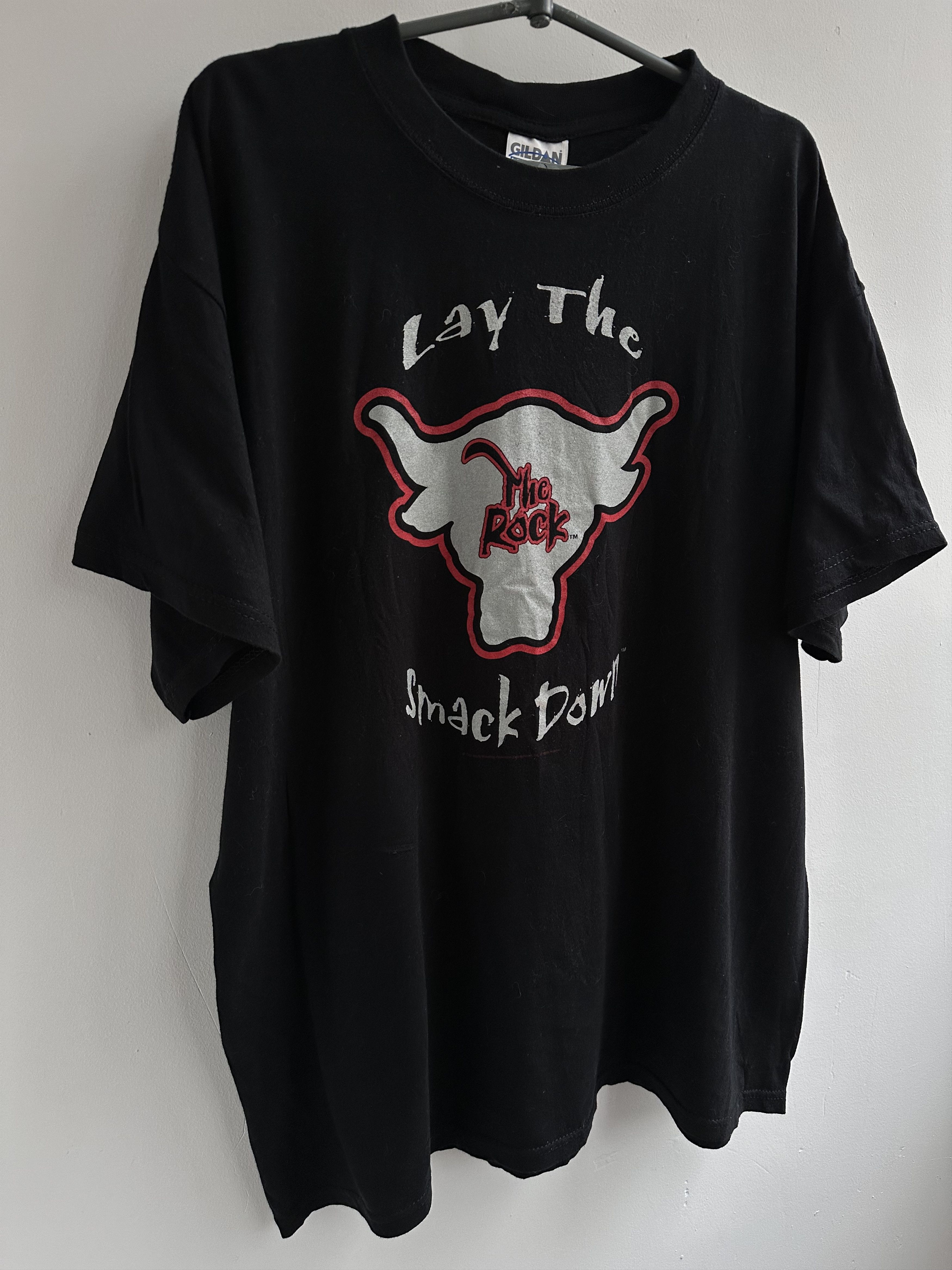 Vintage × WWF Wwf the rock vintage t shirt 2000 Size US XL / EU 56 / 4 - 2 Thumbnail