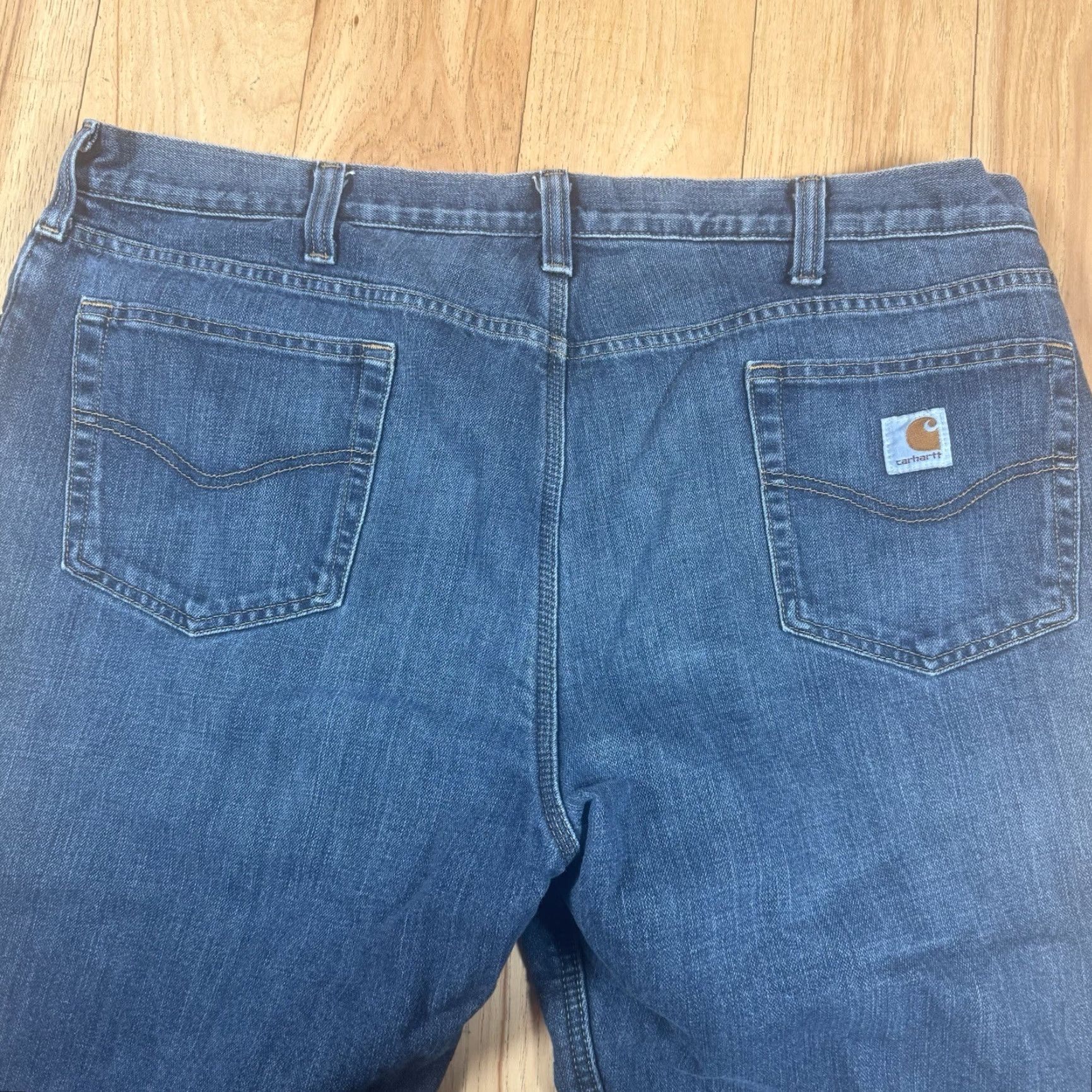 Carhartt VINTAGE Carhartt Jeans Denim Lined Quilted Quilt 40x34 Medium Blue Straight Mens Y2K Regular Inseam 34 Accessories: None Size US 40 / EU 56 - 7 Thumbnail