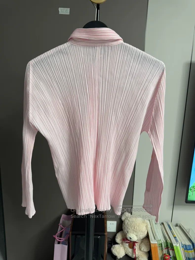 Issey Miyake Issey Miyake Vintage Shirt Collar Top Size L / US 10 / IT 46 - 2 Thumbnail