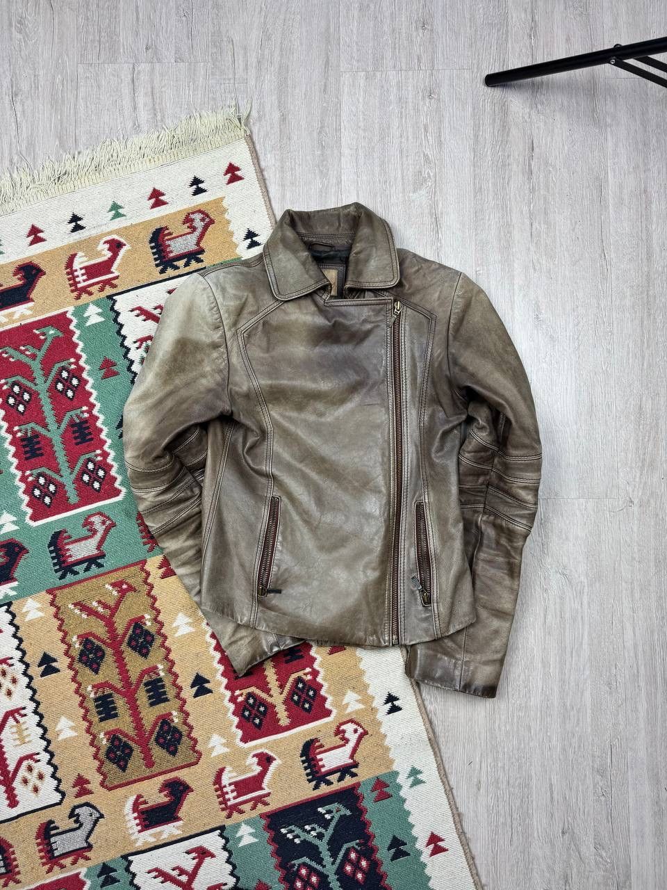 Vintage RARE Vintage Avantgarde Leather Jacket Size S / US 4 / IT 40 - 1 Thumbnail