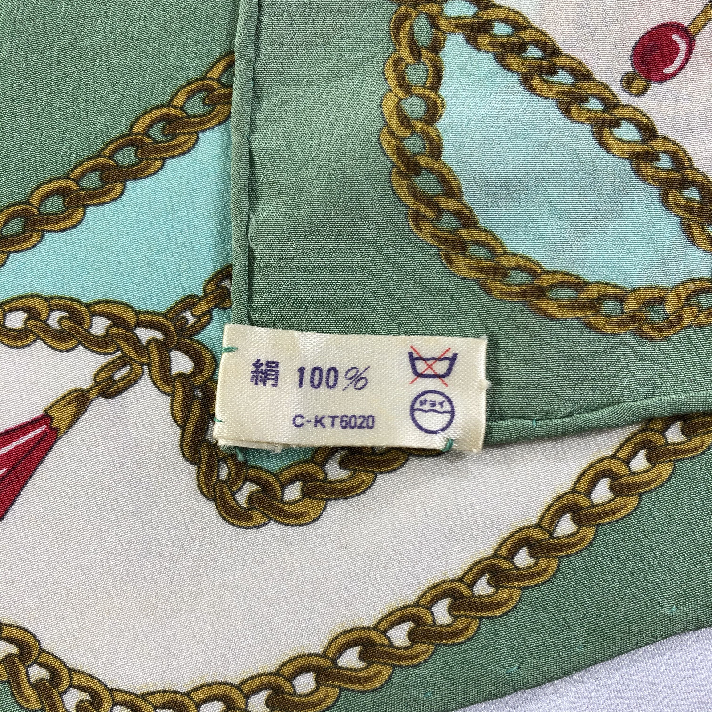 Vintage Vintage Silk Scarf Size ONE SIZE - 6 Thumbnail