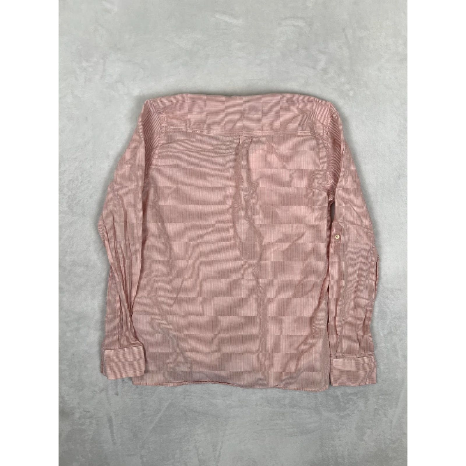 Patagonia Patagonia Shirt Womens Small Red Striped Button Front Long Sleeve Cotton Size S / US 4 / IT 40 - 6 Thumbnail