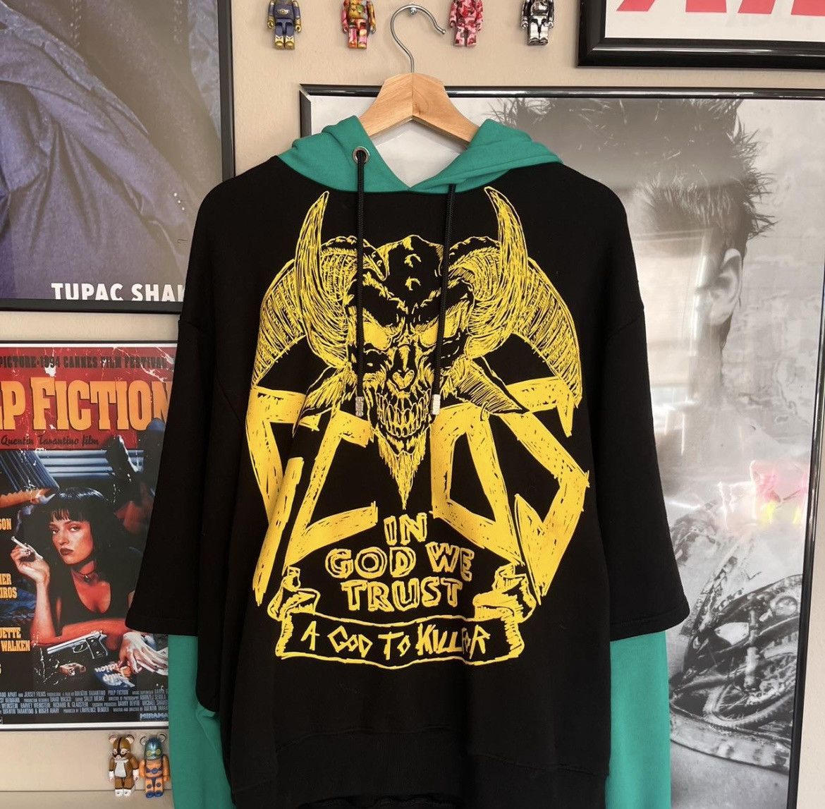 GCDS GCDS “In God We Trust” Hoodie Pullover Size US L / EU 52-54 / 3 - 1 Thumbnail