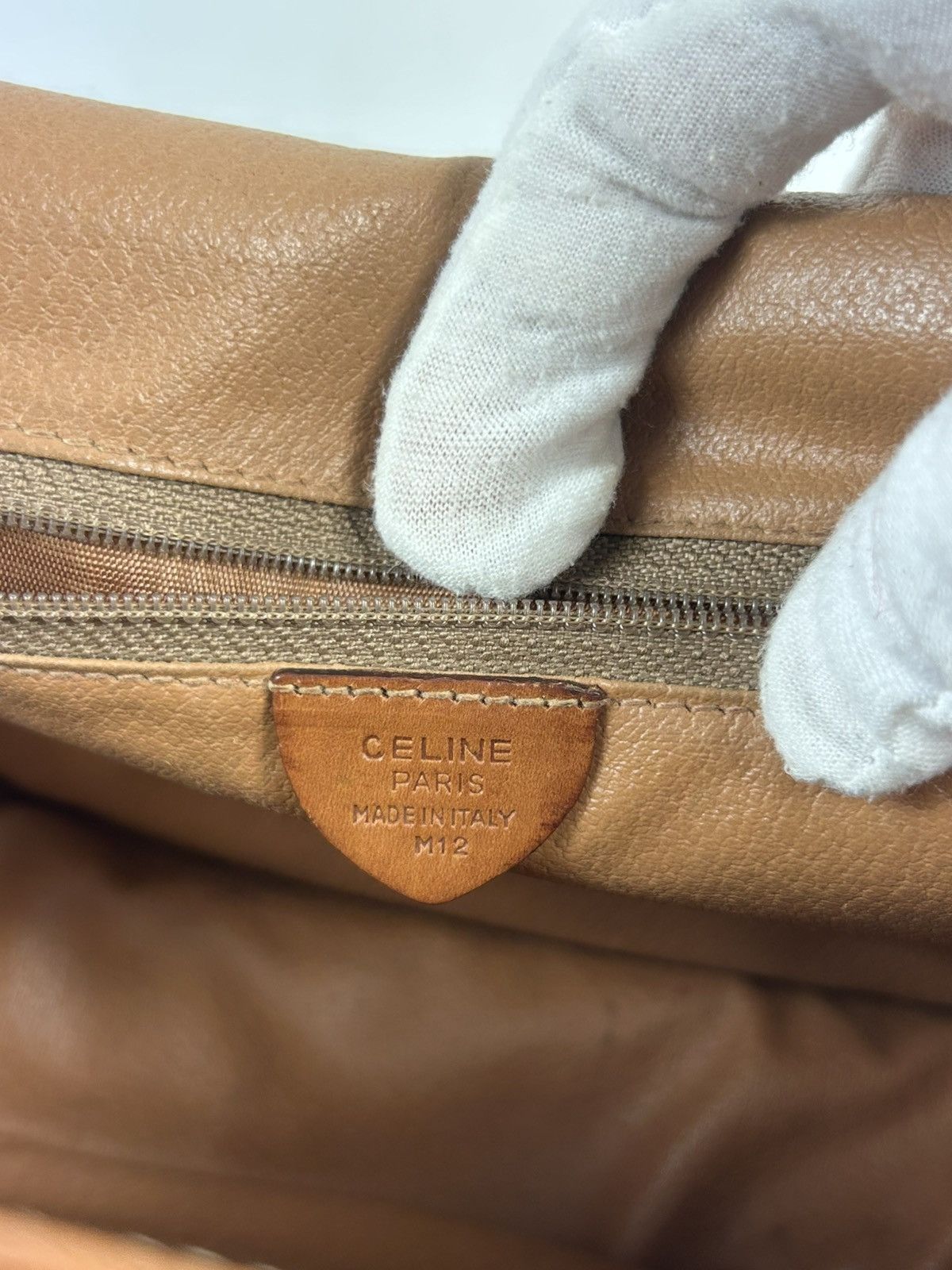 Celine Celine Macadam Leather Crossbody Bag Size ONE SIZE - 6 Thumbnail