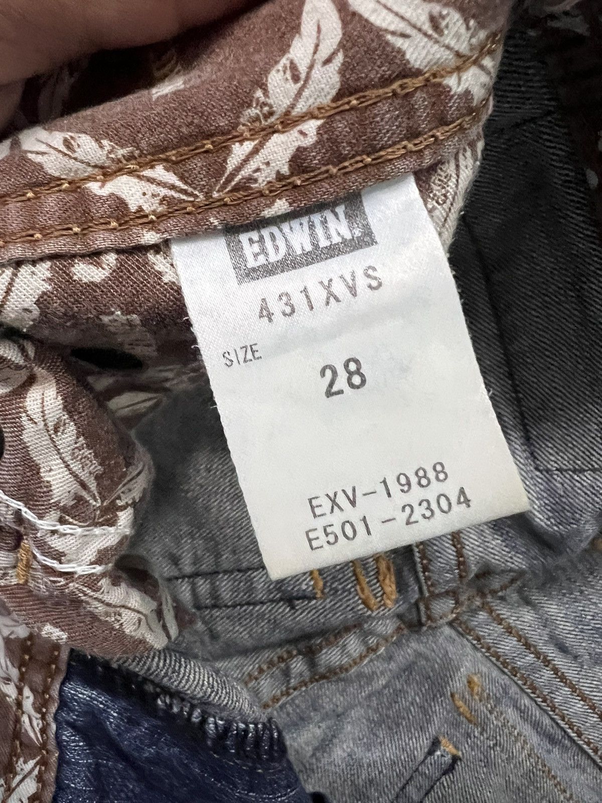 Japanese Brand VINTAGE EDWIN XV DISTRESSED FLARE BOOTCUT Size US 30 / EU 46 - 19 Thumbnail