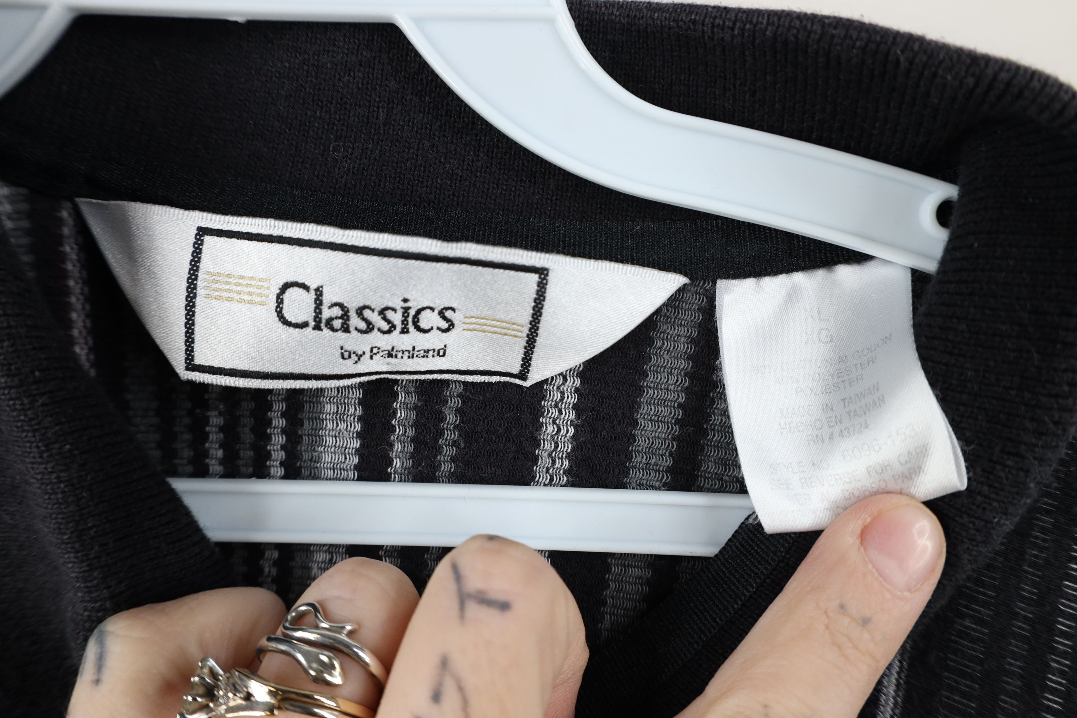 Vintage Vintage 90s Streetwear Collared Pullover Polo Shirt Black Size US XL / EU 56 / 4 - 8 Thumbnail