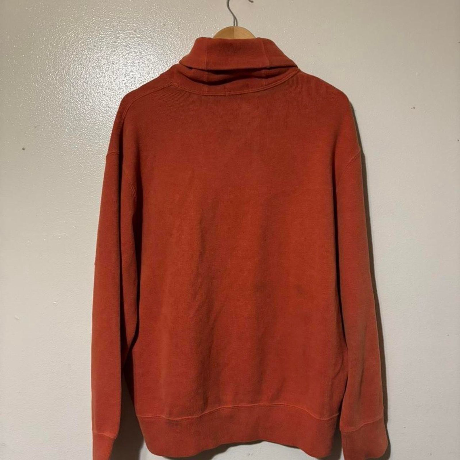 Polo Ralph Lauren Polo Ralph Lauren Men’s Orange Shawl Collar Sweater Size US XL / EU 56 / 4 - 3 Thumbnail
