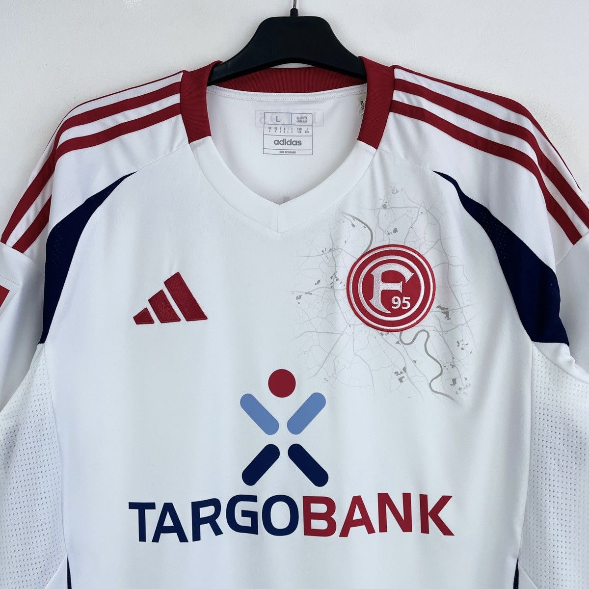 Adidas Fortuna Düsseldorf Away Jersey Shirt Men 2024/2025 size L Size US L / EU 52-54 / 3 - 2 Thumbnail