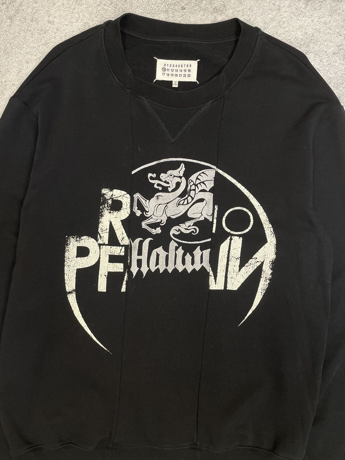 Maison Margiela FW17 Maison Margiela Irish Print Paneled Sweatshirt Size US M / EU 48-50 / 2 - 6 Thumbnail