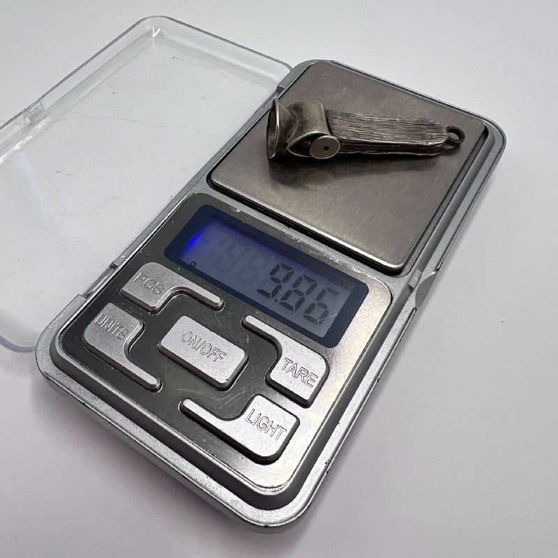 Vintage Vintage 800 Silver Cigar Cutter Pendant Smoking Tool Size ONE SIZE - 3 Thumbnail