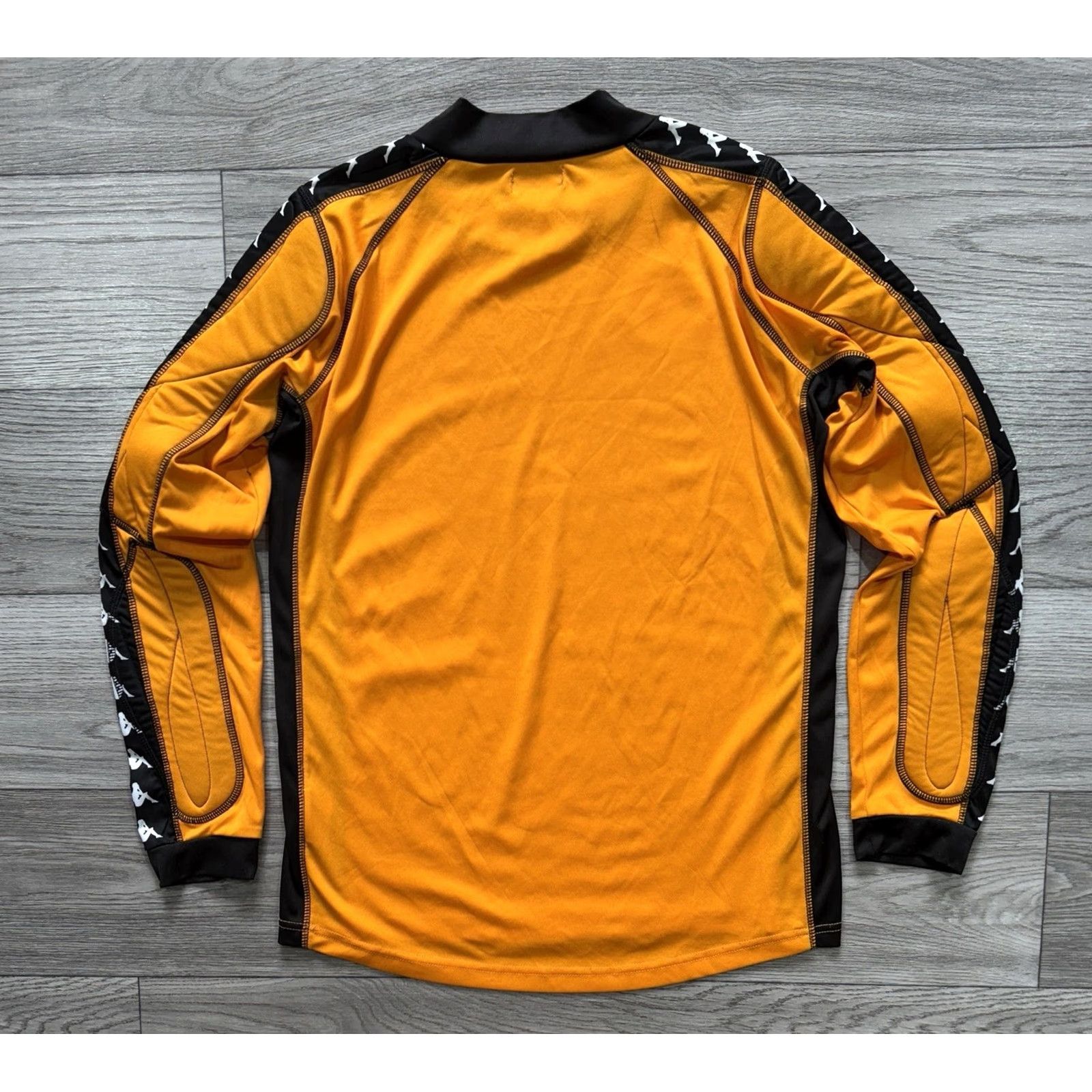 Nike KAPPA Long Sleeve GK GOALKEEPER FOOTBALL SHIRT SOCCER JERSEY Orange M Shirt Mens Size US M / EU 48-50 / 2 - 2 Thumbnail